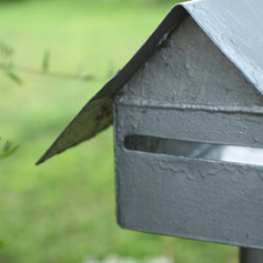 Silber Briefkasten