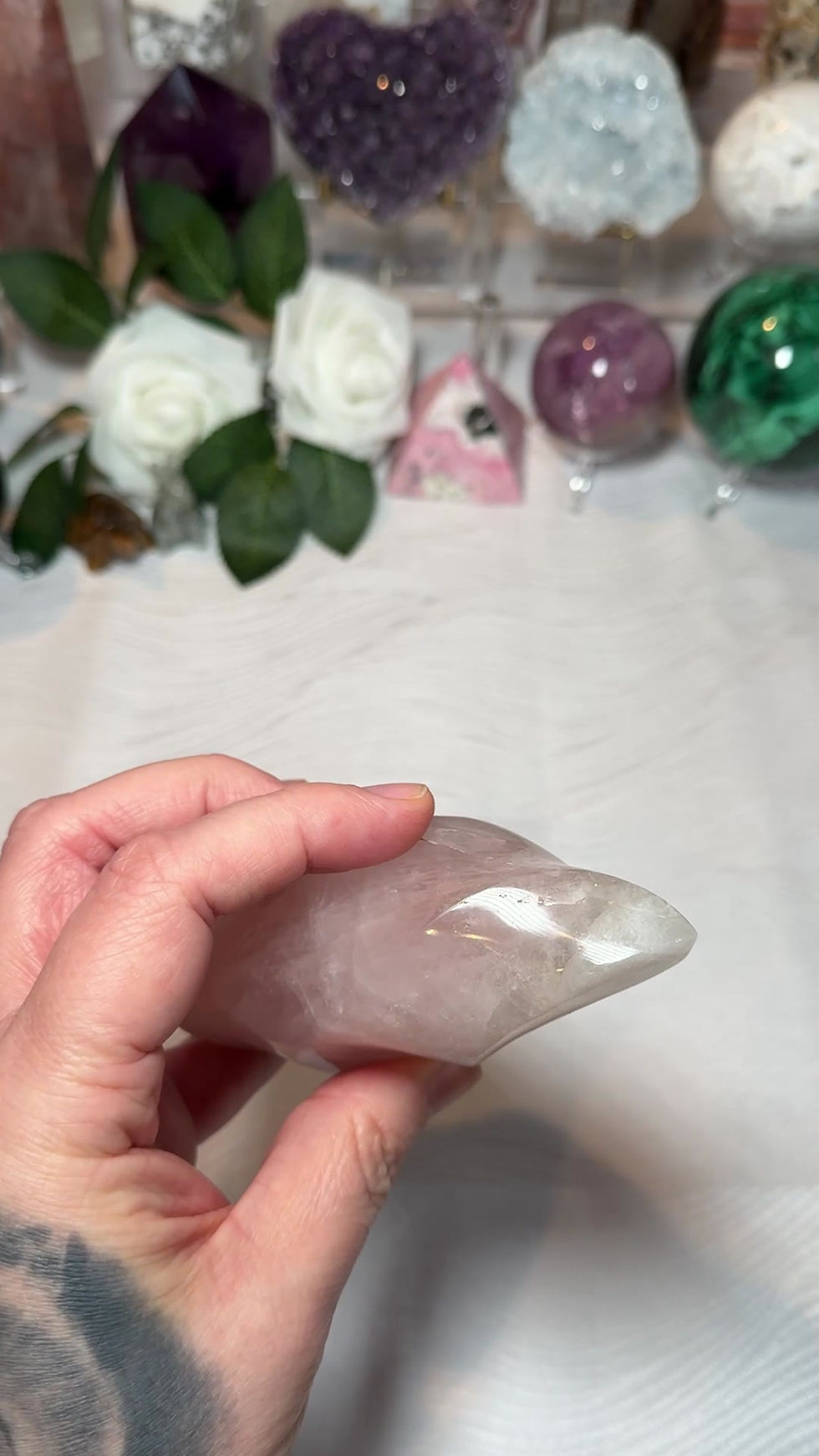 Thumbnail: Rose Quartz Flame