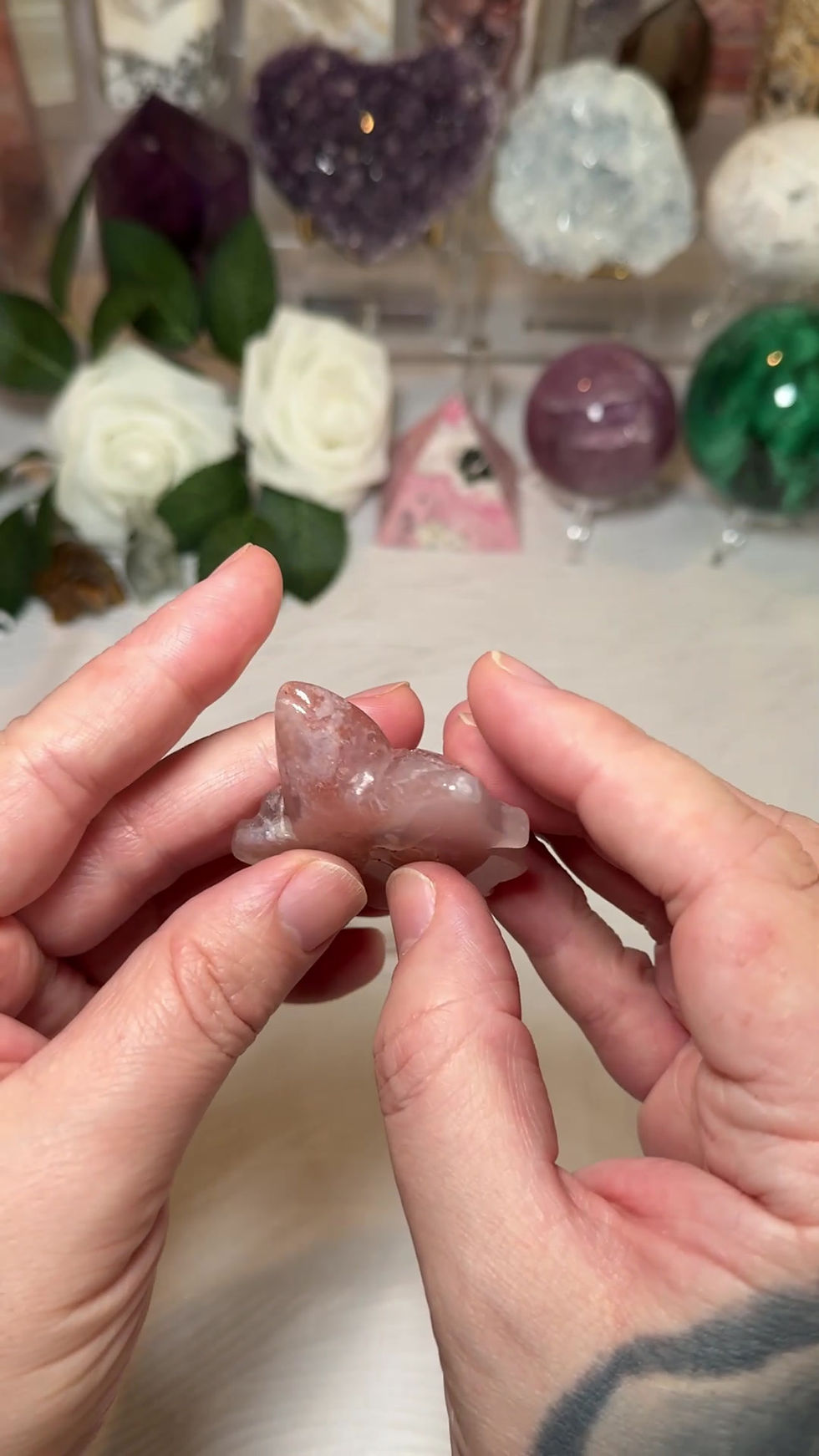 Thumbnail: Flower Agate Turtle