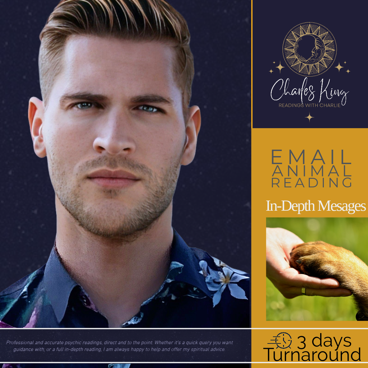 In-Depth Pet Psychic Reading by email