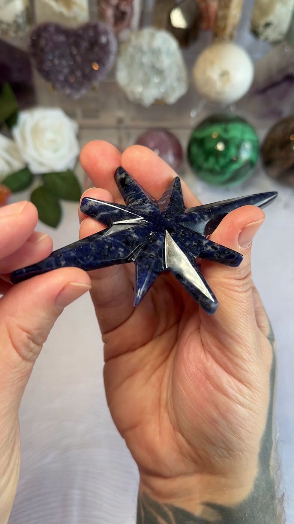 Thumbnail: Sodalite Star with Stand