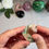 Thumbnail: Green Flower Agate Heart