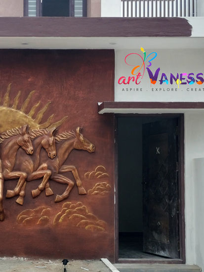 Exterior wall murals