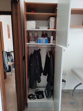 Colonna frigo trasformata