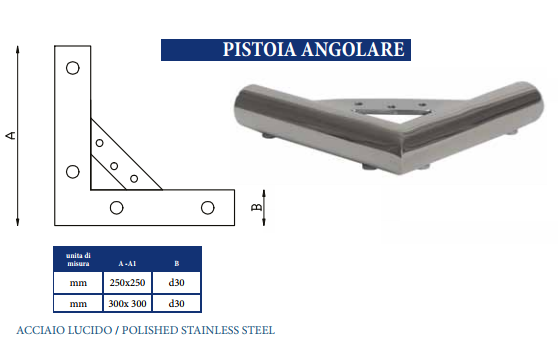 Pistoia angolare