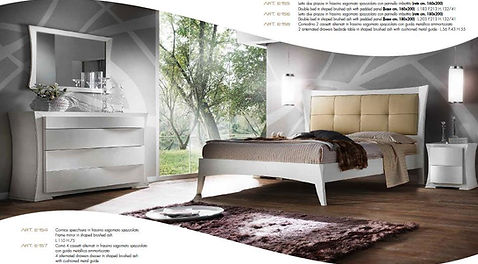 Camera da letto in frassino, camera da letto moderna