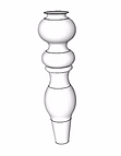 gambone in legno per tavolo