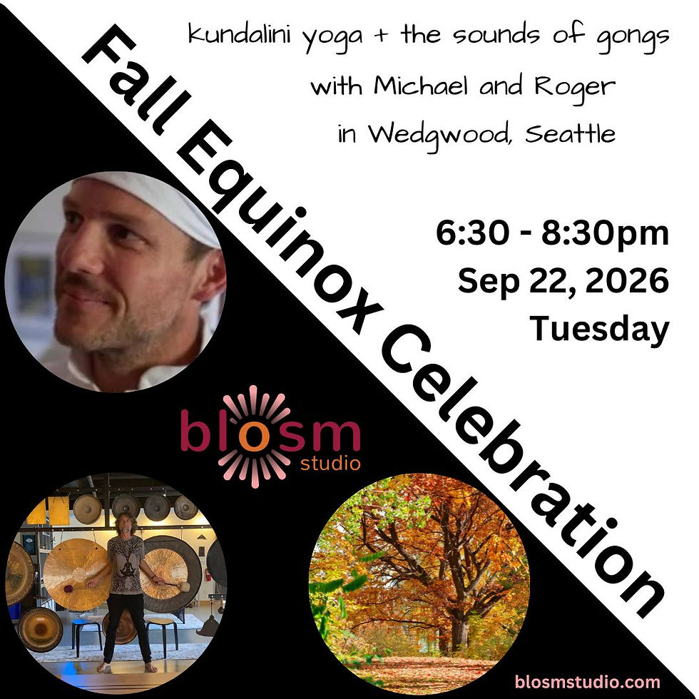 Fall Equinox Celebration with Michael and Roger