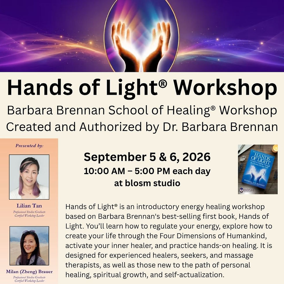 Hands of Light® Workshop with Lilian and Milan