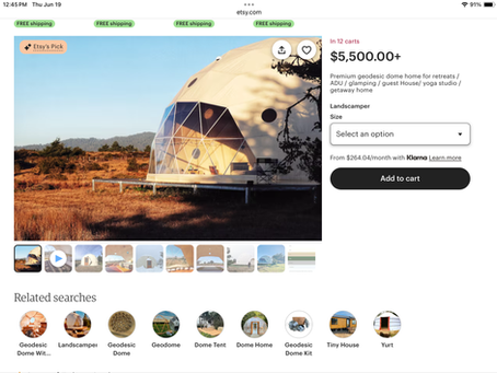 Off Grid Air BnB Plan (Geodesic Dome)