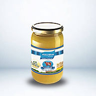 Ksheerdham A2 cow milk blue pouch where gir cow is printed on it