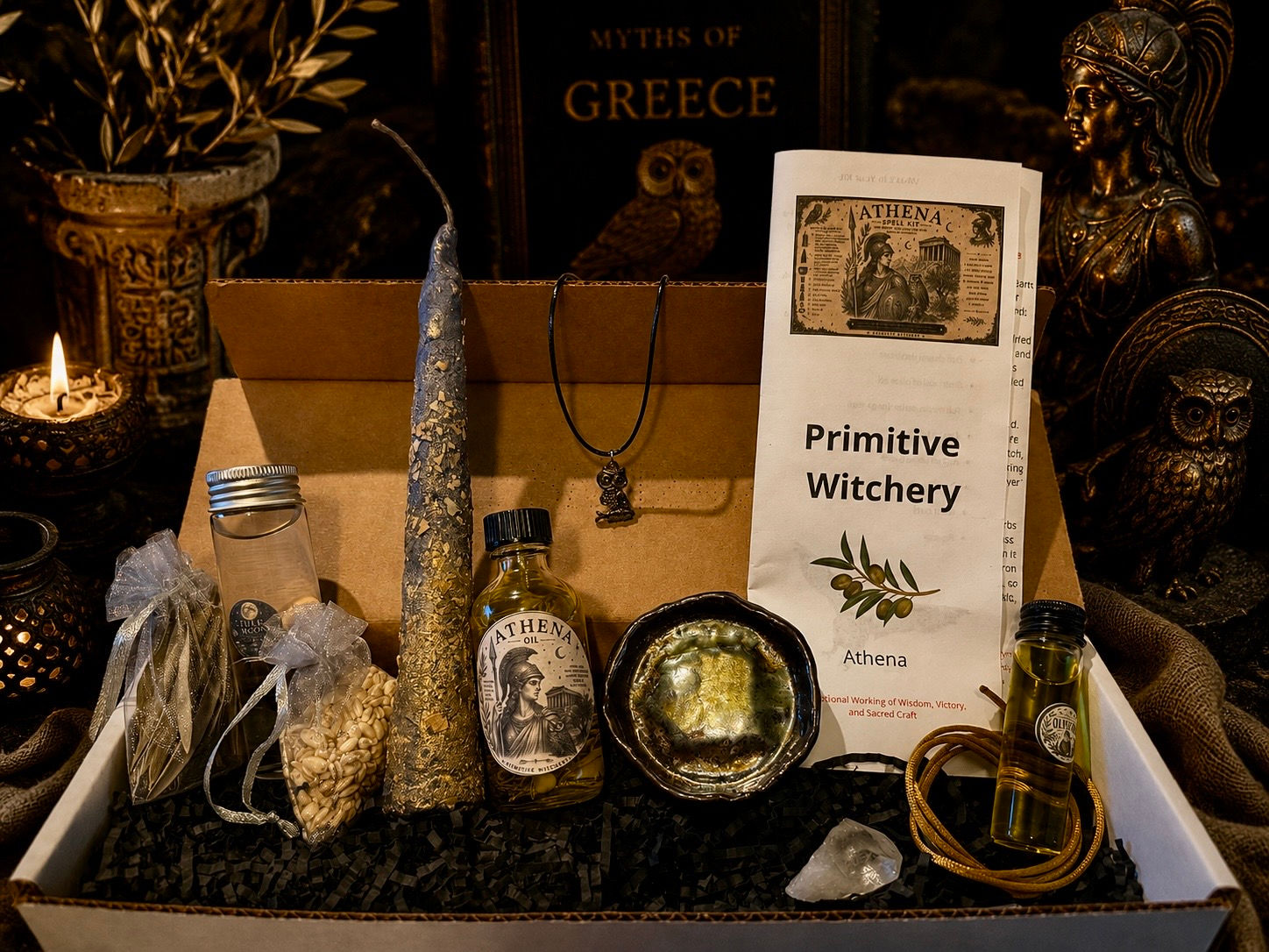 Athena Devotional Spell Kit