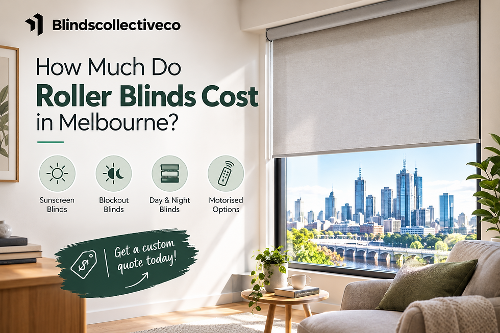 How Much Do Roller Blinds Cost in Melbourne?