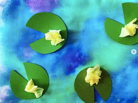 Quarantine Art Activities: Monet!