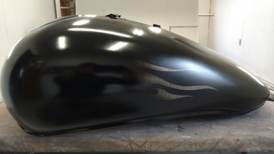 Fuel Tank Dent Repair custompaint
