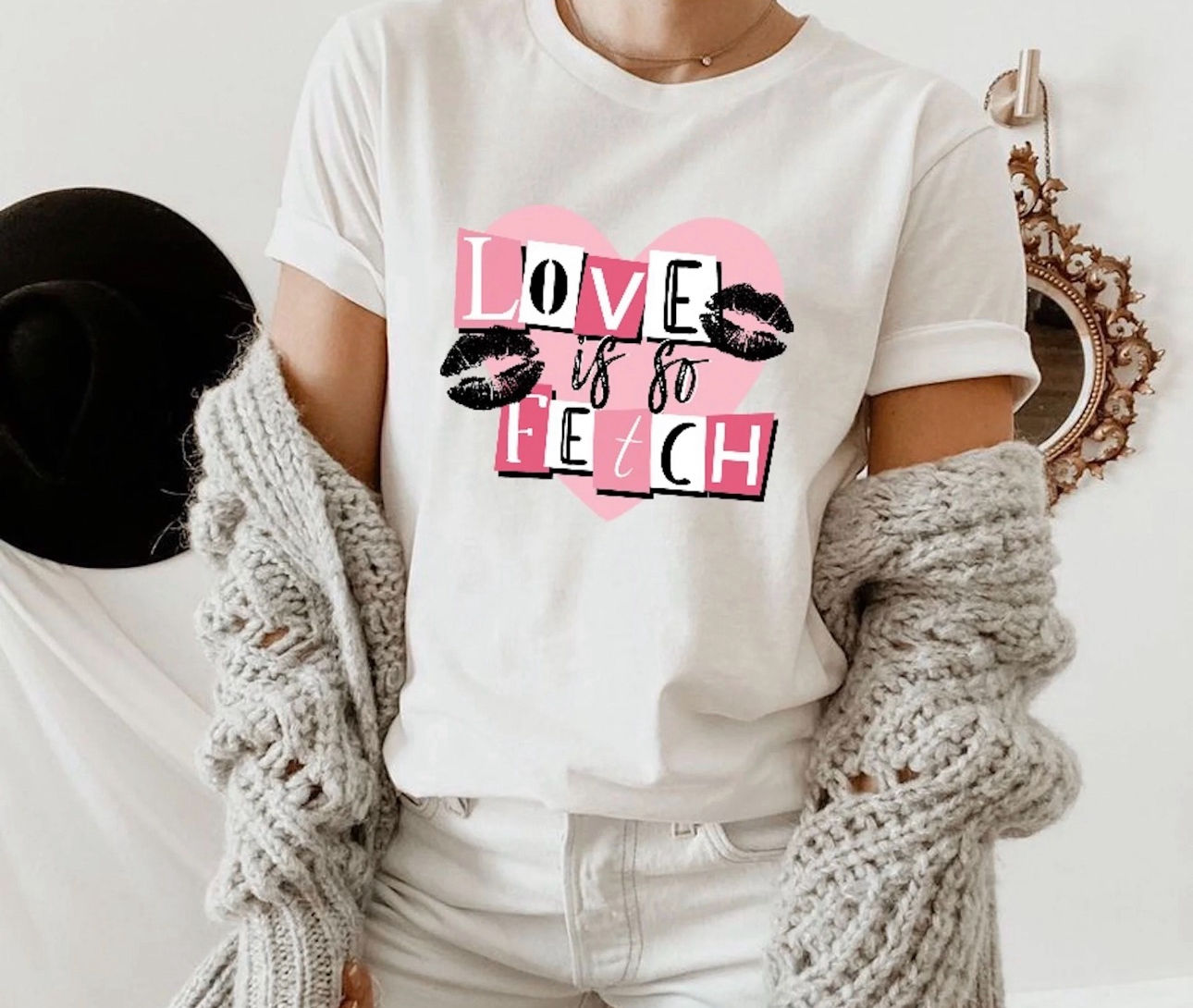 Love is so Fetch black T-shirt