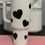 Miniatura: 40 oz black hearts Stanley cup 