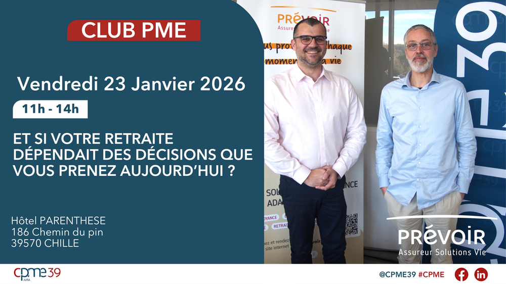 Club PME - Et si votre retraite dépendait des décisions que vous prenez aujourd'hui ? 
