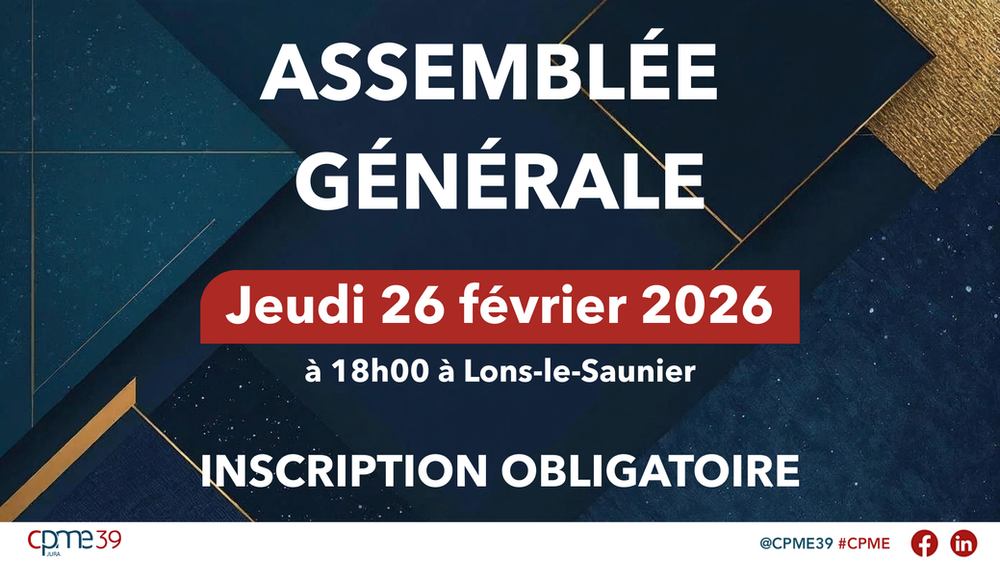 Assemblée Générale 2026 de la CPME du Jura