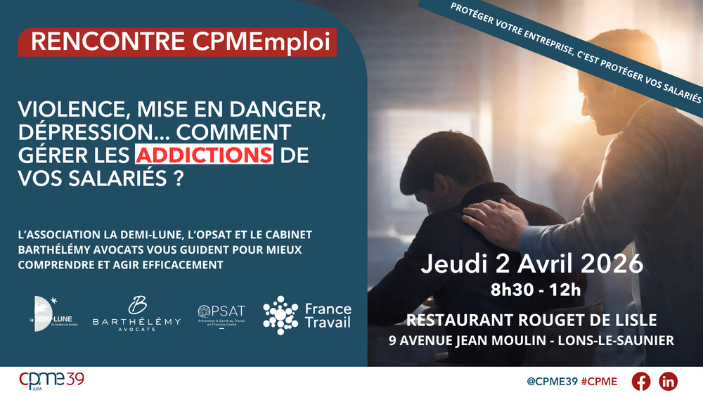 Rencontres CPMEmploi : Quand intervenir face aux addictions en entreprise ?
