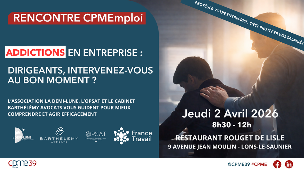 Rencontres CPMEmploi : Quand intervenir face aux addictions en entreprise ?