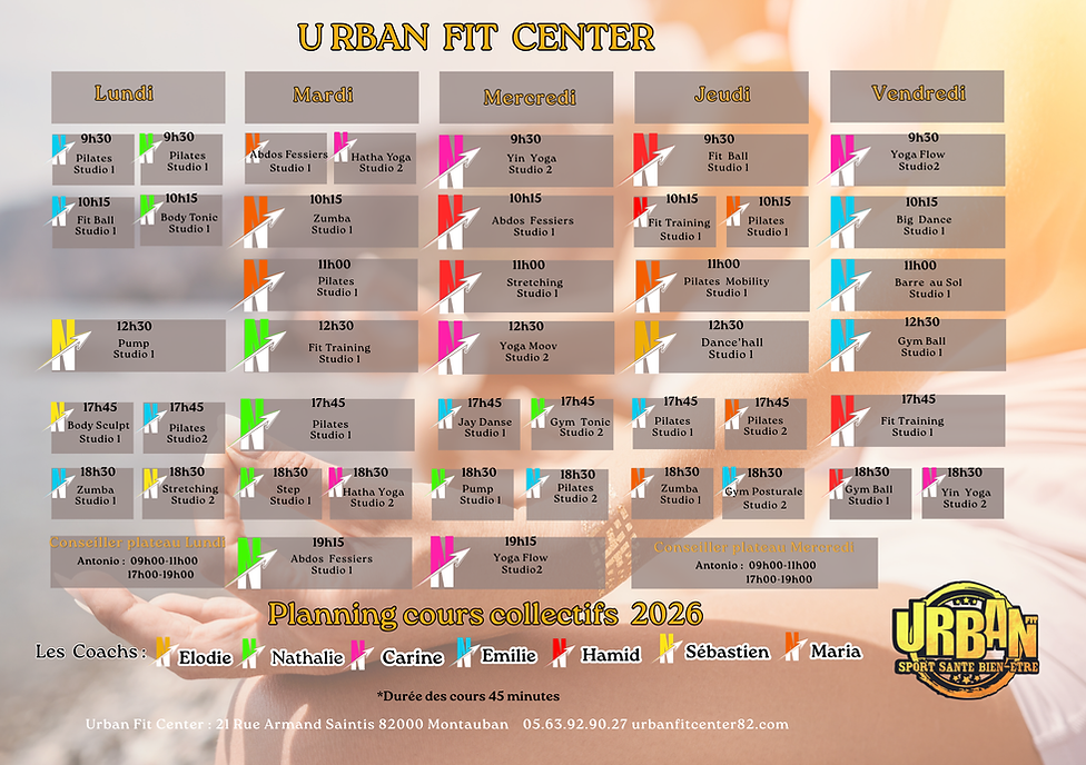 planning cours collectifs