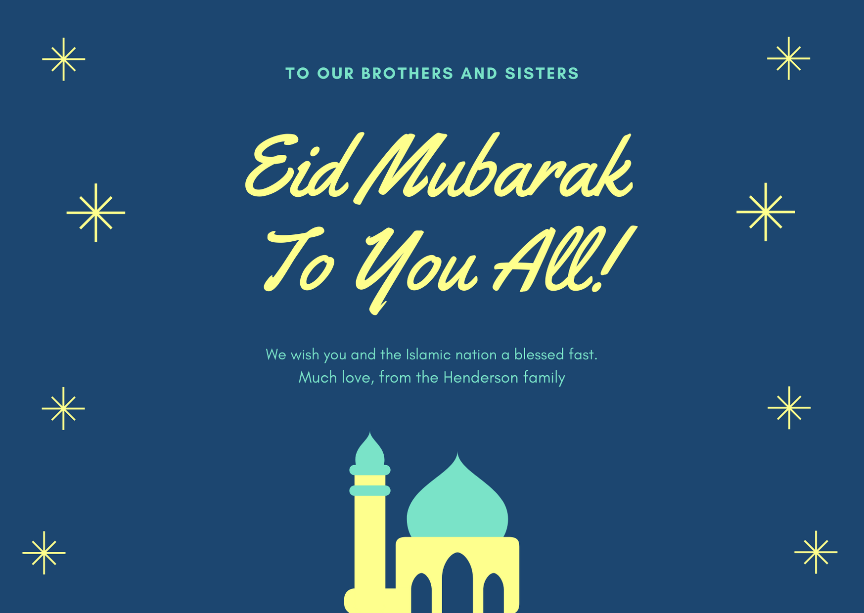 Ide Ucapan Selamat Idul fitri Bahasa Inggris