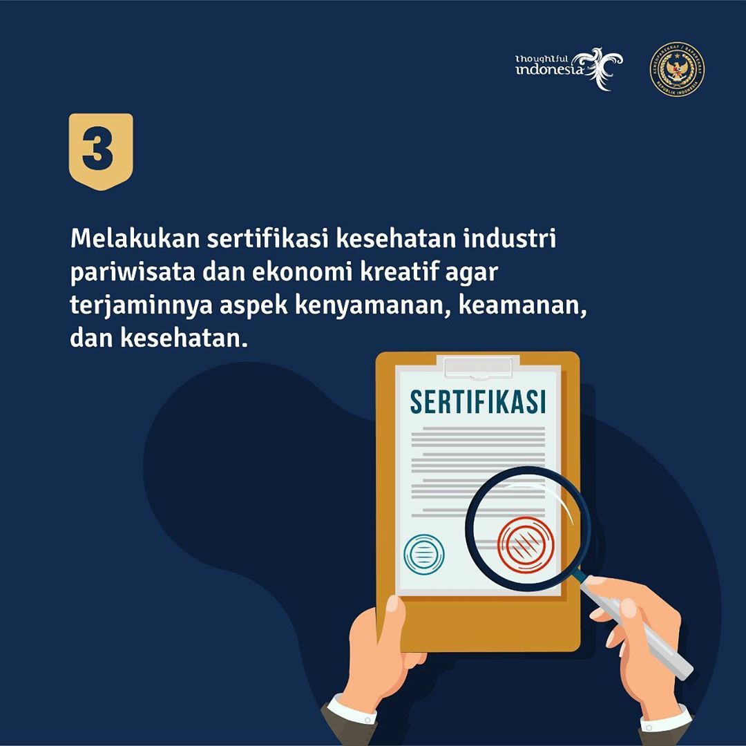 Tips KEMENPAREKRAF Untuk Industri Pariwisata dan Kreatif Yang Ingin Beroperasi