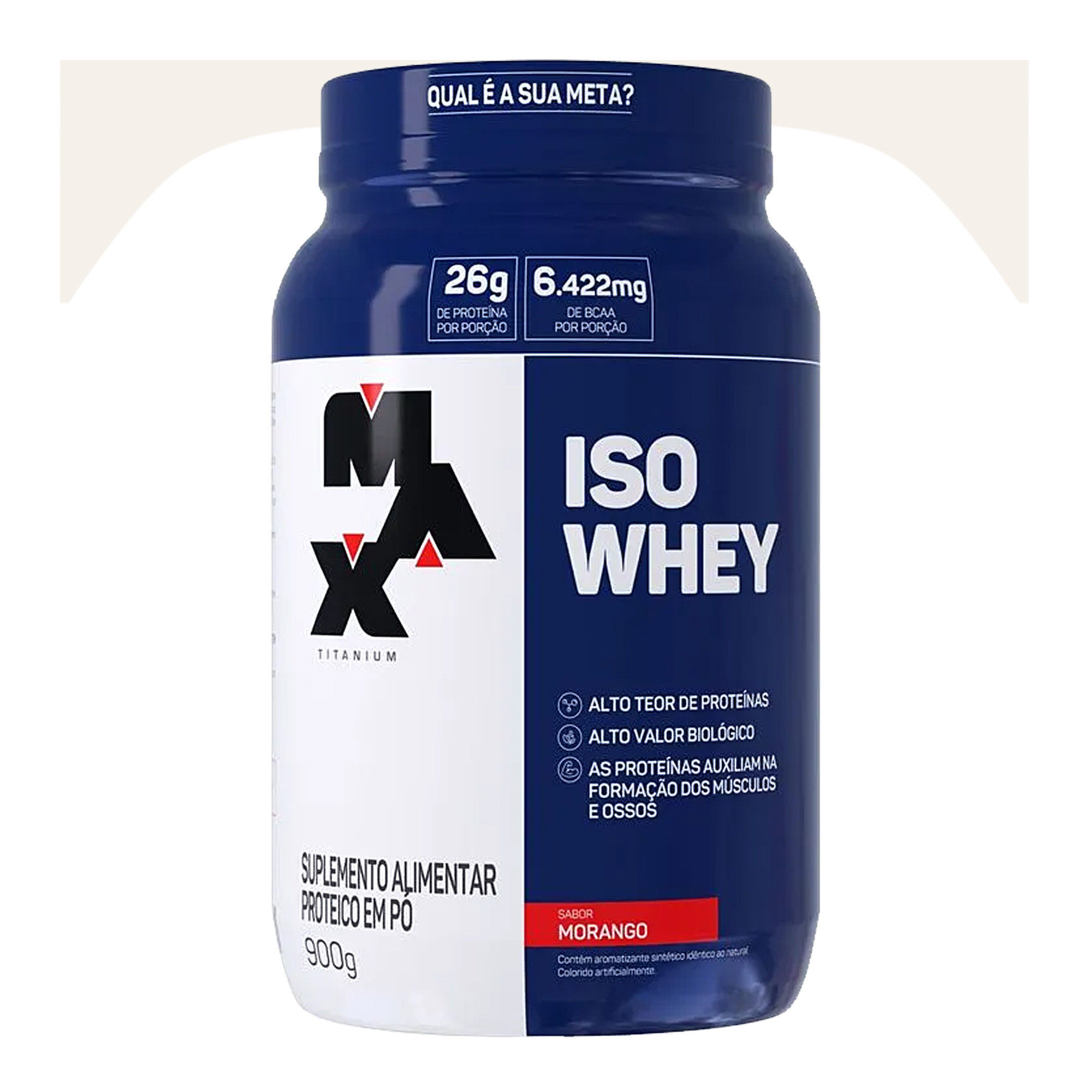 Whey Protein Isolado 900g - Max Titanium