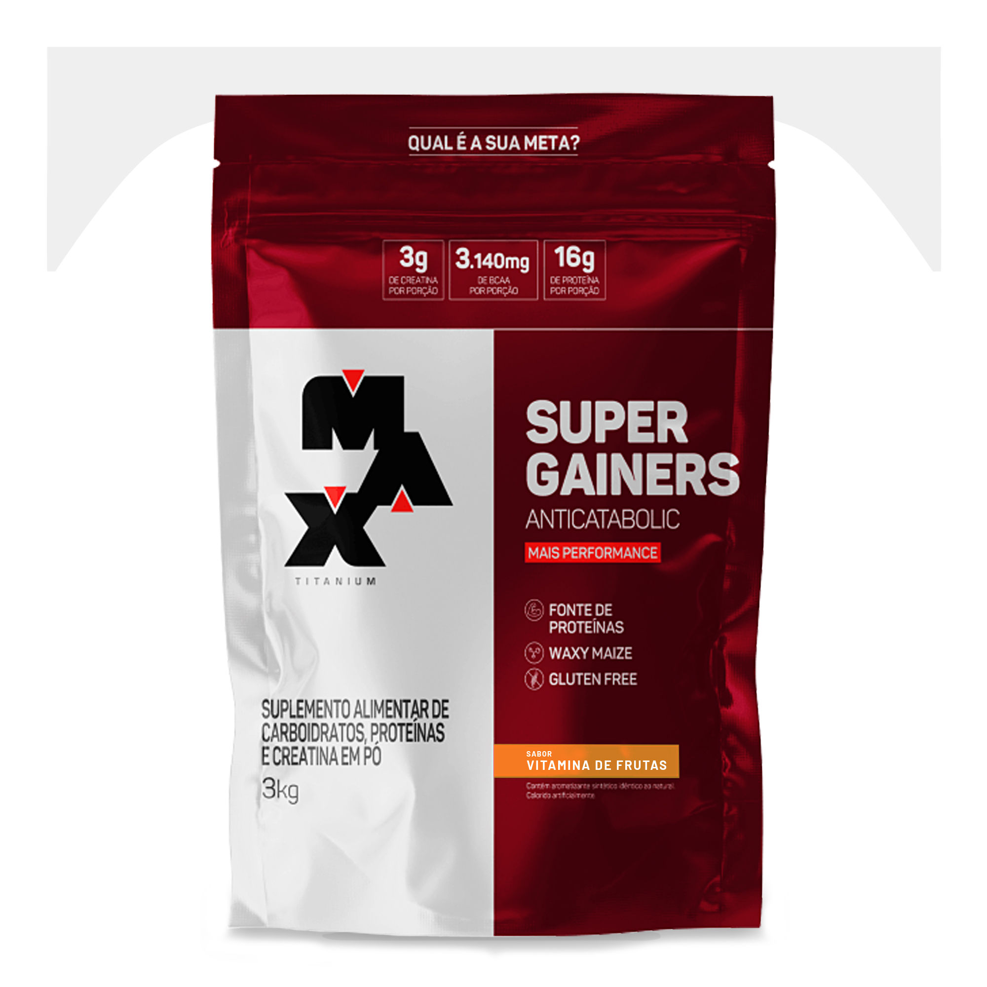 Super Gainers (hipercalórico + creatina) - Max Titanium