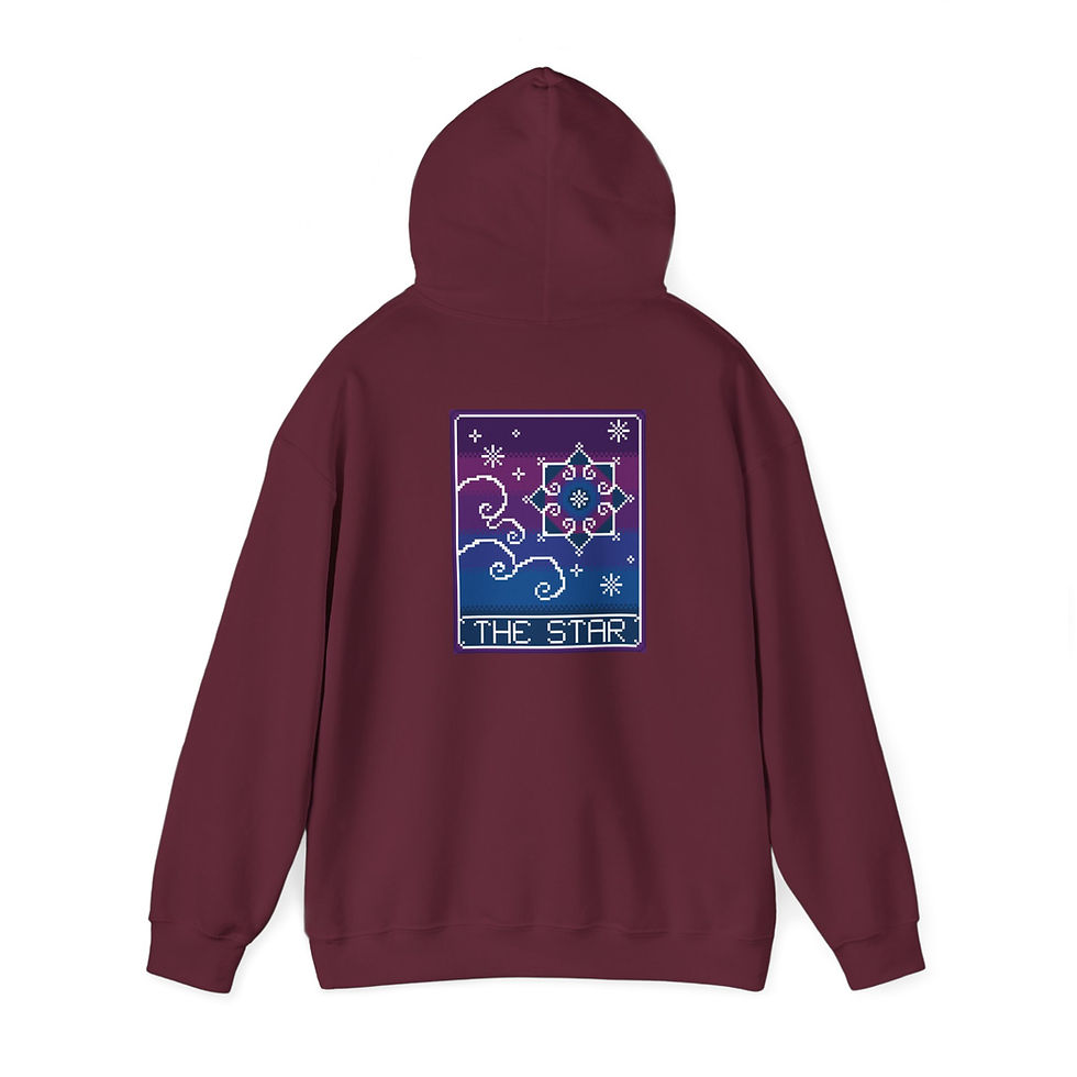 Thumbnail: The Star Tarot Card Sweatshirt With Hood