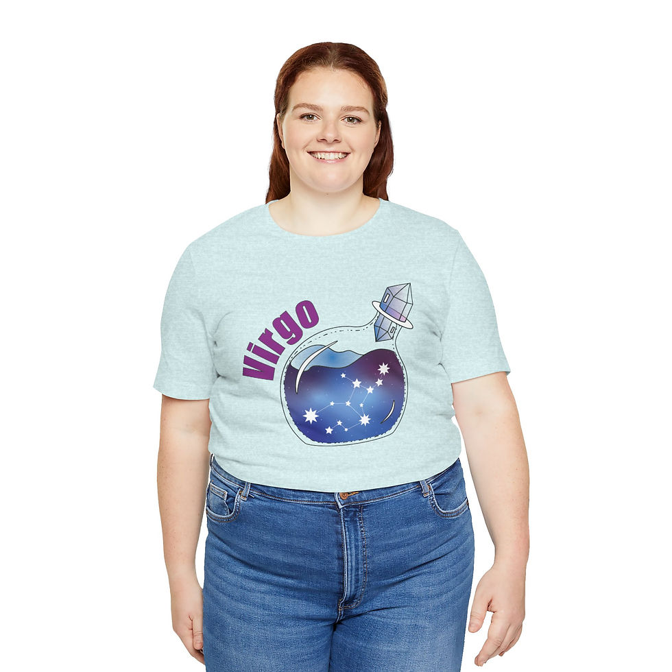 Thumbnail: Virgo Universe in a Bottle Jersey Short Sleeve Tee
