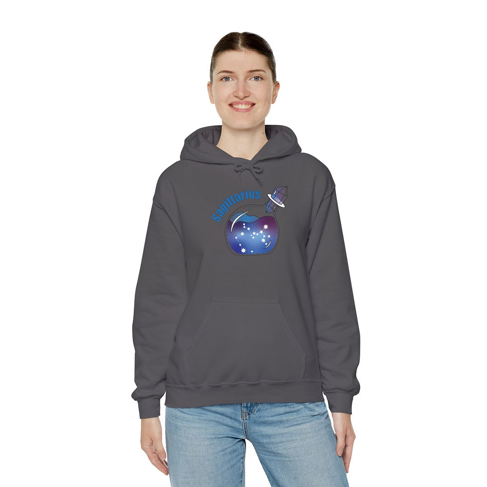 Thumbnail: Sagittarius Galaxy in a Bottle Sweatshirt with Hood