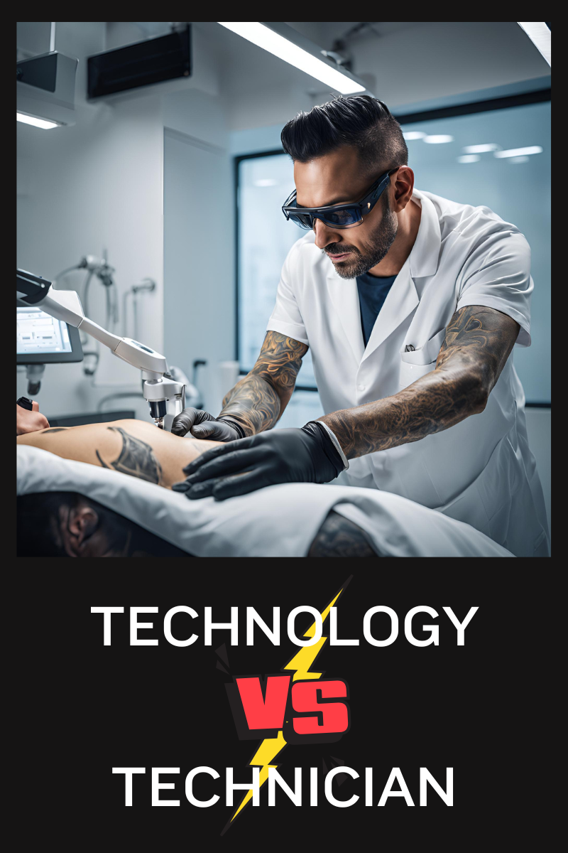 tattoo removal technician
