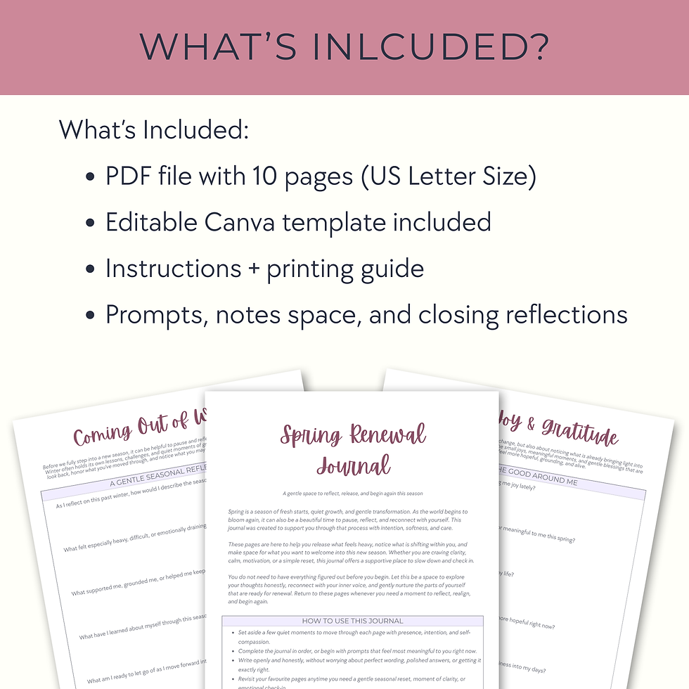 Thumbnail: Spring Renewal Journal