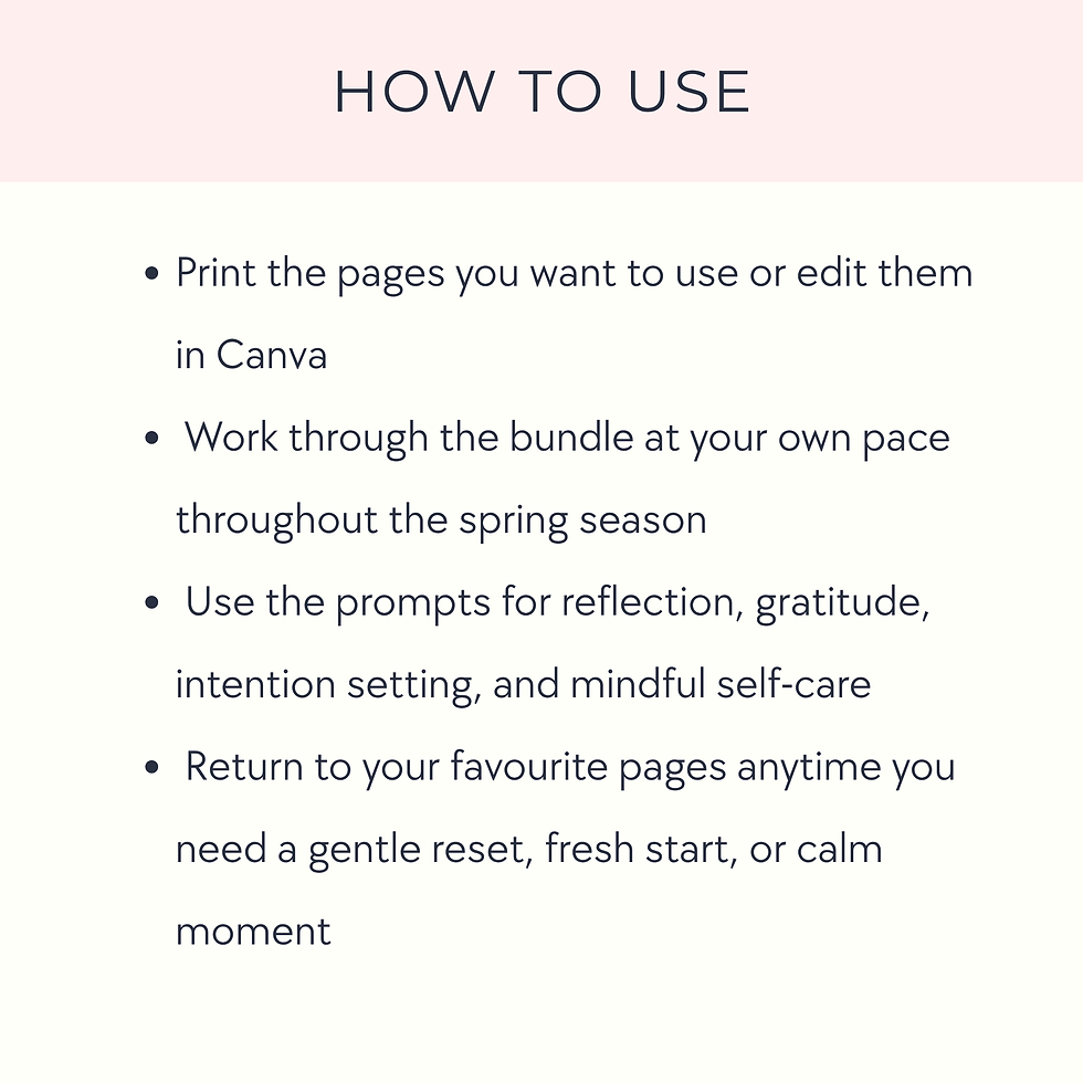 Thumbnail: Spring Mindfulness Bundle