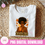 Thumbnail: Pumpkin Spice Friendsgiving Png, Thanksgiving Black Afro Woman Png, Fall Png