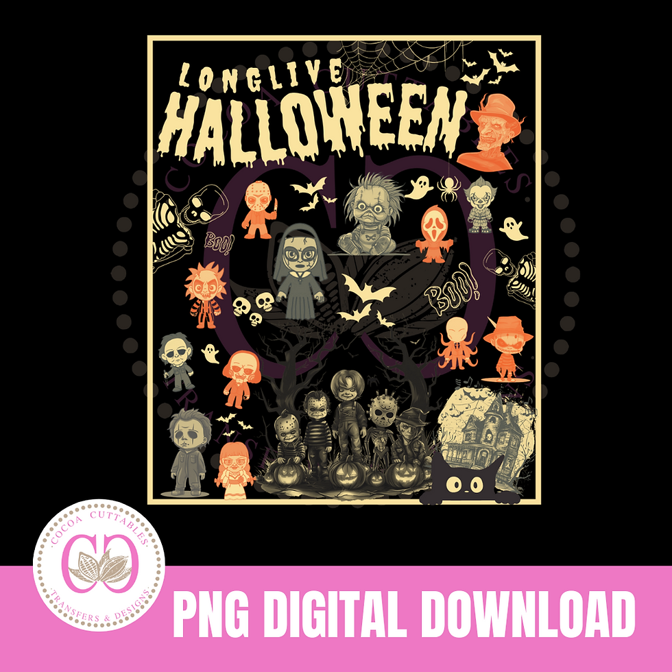 Thumbnail: Long Live Halloween PNG Digital File