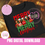 Thumbnail: Merry Merry Christmas Sistas Black Women Christmas T-Shirt PNG Digital Design
