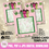 Thumbnail: Black Woman Pink Green Sorority  Jumbo Card Editable Canva Template