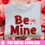 Thumbnail: Be Mine Faux Yarn Crochet Png, Coquette Yarn With Hearts, Trendy Valentine's Png