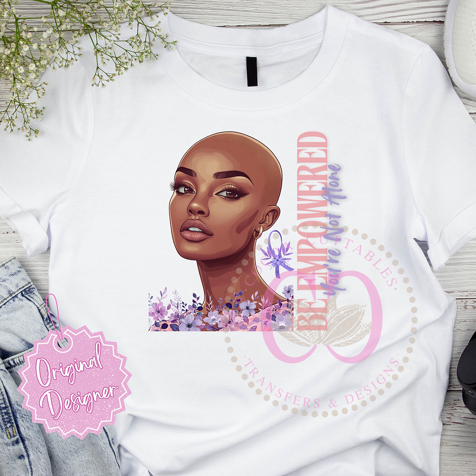 Thumbnail: Be Empowered You're Not Alone | Domestic Violence Awareness Digital PNG File