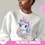 Thumbnail: Easter Unicorn Pastel Blue & Pink Floral Unicorn Digital PNG File