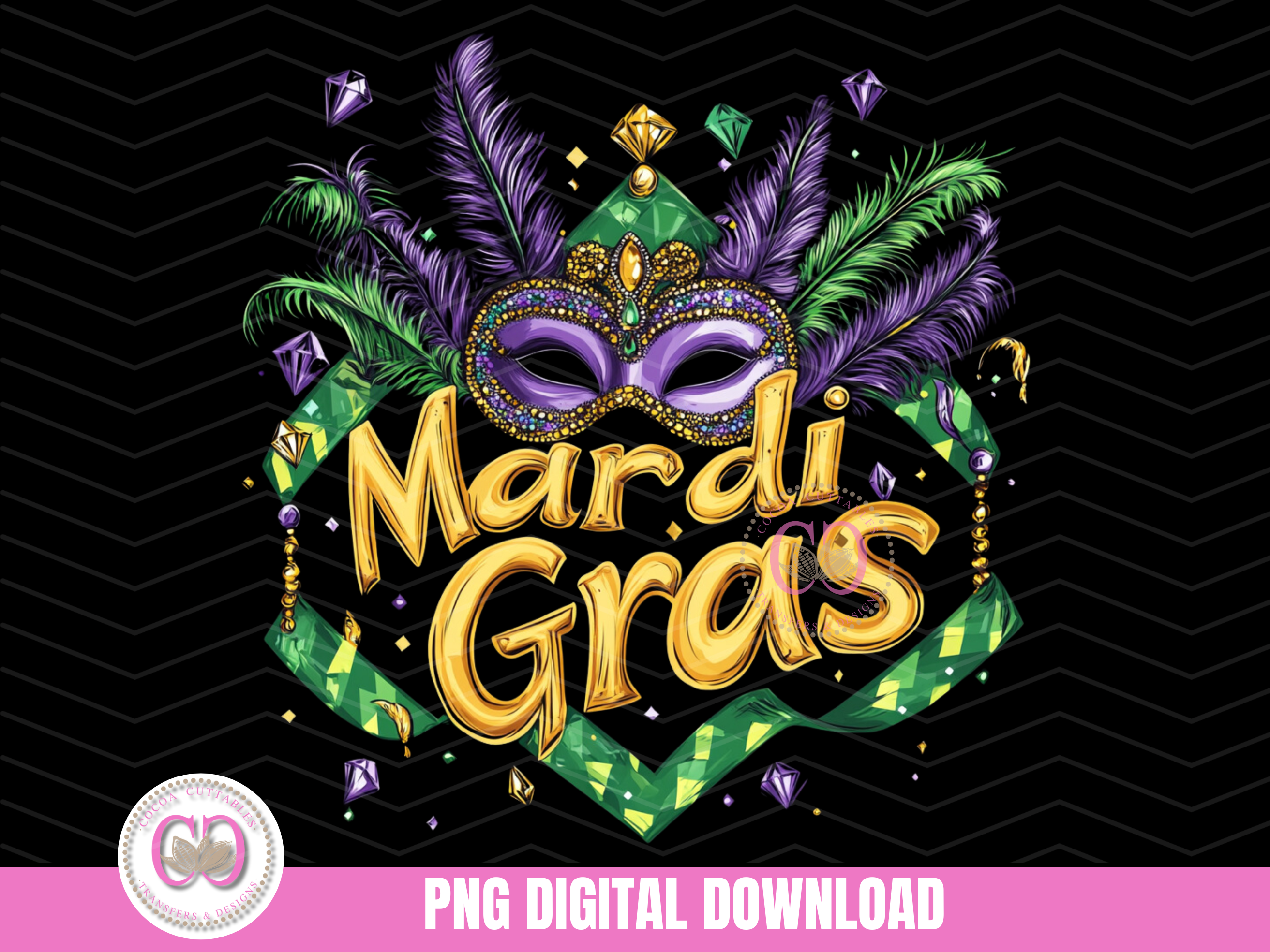 Mardi Gras Carnival Mask PNG, Mardi Gras Sublimation Design PNG, Happy Mardi PNG