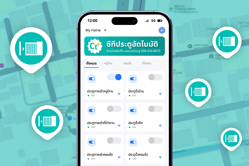 รองรับการควบคุมหลายประตู