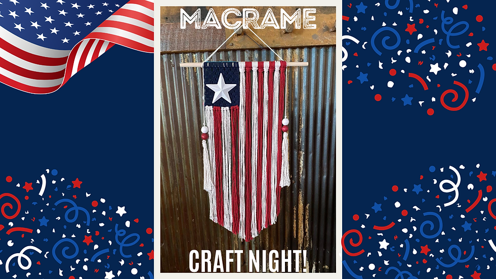 HOT DOGS & HANDMADE FLAGS