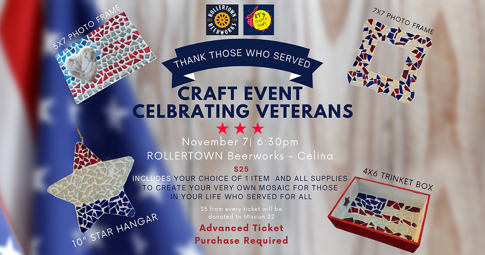 Crafting Mosaics for Vets! 