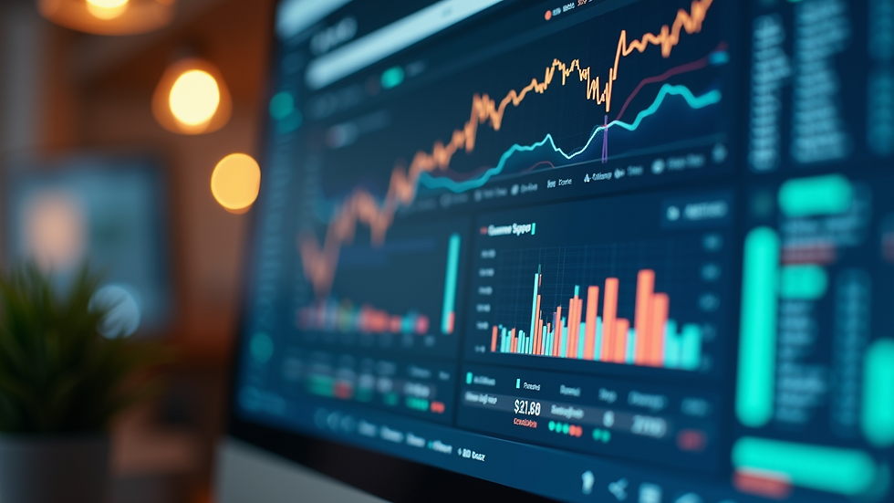 Close-up view of a computer screen showing customer support software dashboard