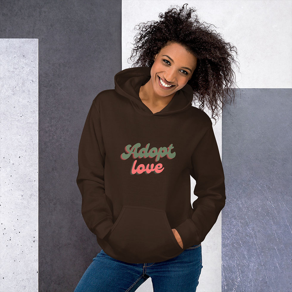 Thumbnail: Adopt Love - Unisex Hoodie