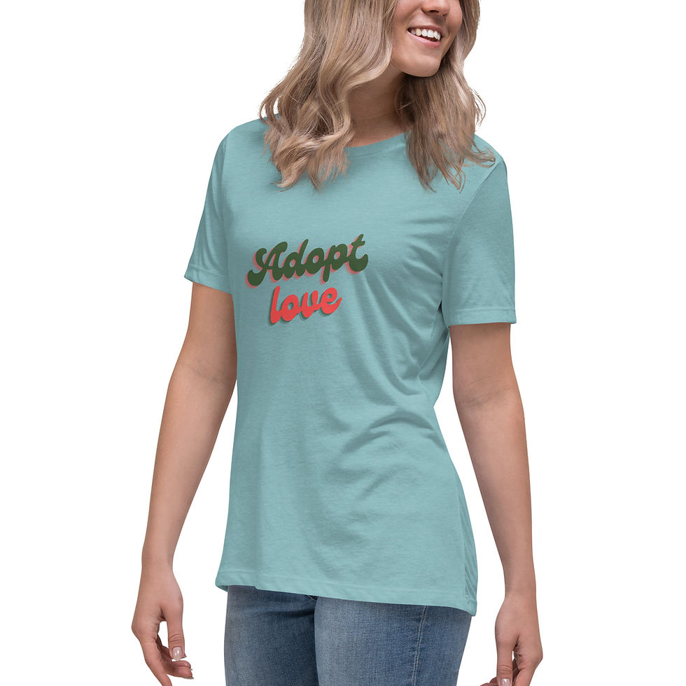 Thumbnail: Adopt Love - Women's Relaxed T-Shirt